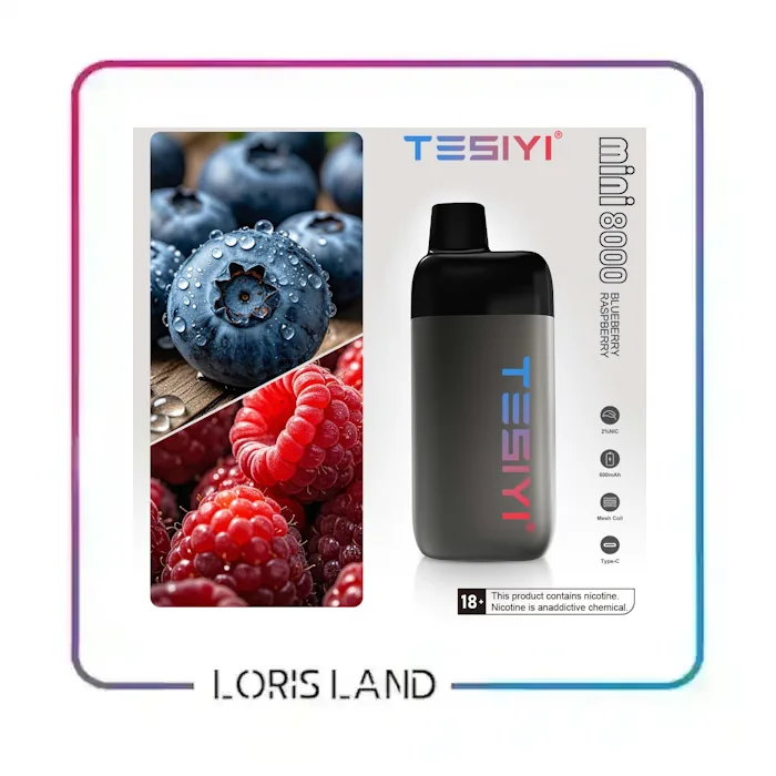 پاد یکبار مصرف بلوبری رزبری تی سی 8 هزار پاف